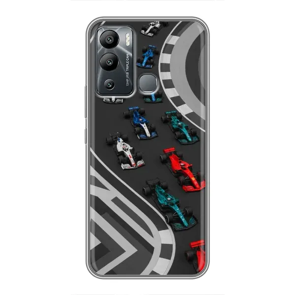Чохол з принтом «Траса Ф1» для Infinix Hot 12i