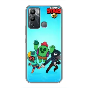 Чехлы Brawl Stars для Infinix Hot 12i (AlphaPrint) (Тріо героїв)