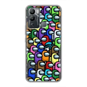Чохли Амонг Ас для Infinix Hot 12i (AlphaPrint) (Убитий)