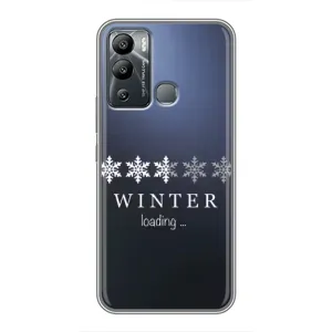 Зимні Чохли для Інфінікс Гот 12і - прозорий фон (Winter loading)