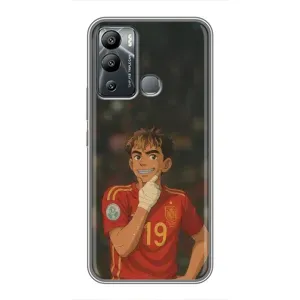 Чехол с футболистом Ламин Ямаль Infinix Hot 12i (Ямаль аниме)