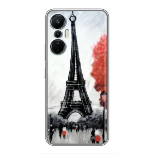 Чохол Ейфелева Вежа Infinix Hot 20 (4G) - (AlphaPrint) (Вежа в Парижі)