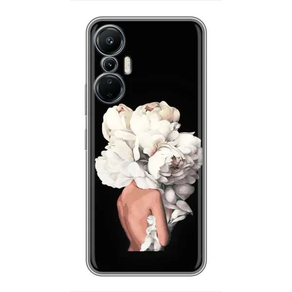 Чехол с принтом «Белые цветы» для Infinix Hot 20 (4G) Чехол с принтом «Белые цветы» для Infinix Hot 20 (4G)