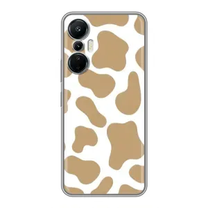 Чехол с принтом «Бежевая буренка» для Infinix Hot 20 (4G)
