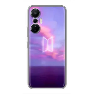 Чохол з принтом «BTS логотип» для Infinix Hot 20 (4G)