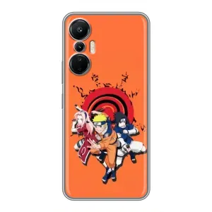 Чохол з принтом «команда Наруто» для Infinix Hot 20 (4G)