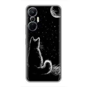 Чохол з принтом для Infinix Hot 20 (4G) (AlphaPrint) Модні коти