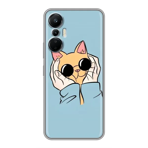 Чехол с принтом «Котик в очках» для Infinix Hot 20 (4G) Чехол с принтом «Котик в очках» для Infinix Hot 20 (4G)