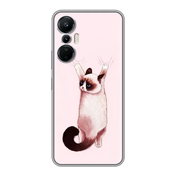 Чехол с принтом «Котик падает» для Infinix Hot 20 (4G) Чехол с принтом «Котик падает» для Infinix Hot 20 (4G)