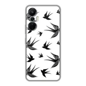 Чохол з пташками на Infinix Hot 20 (4G) (VPrint) (Ластівки)