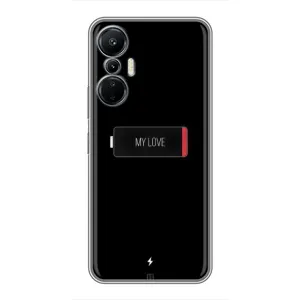 Чехлы для любимой на Інфінікс Хот 20 (4Д) (VPrint) (Love battery)