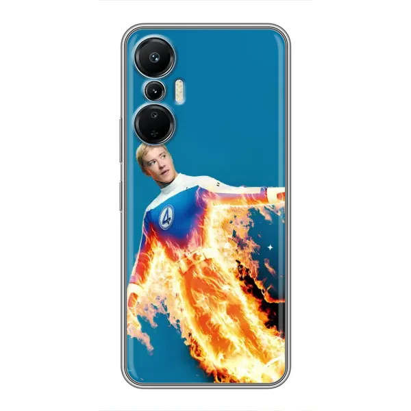 Чехол с принтом «Человек-факел в огне» для Infinix Hot 20 (4G) Чехол с принтом «Человек-факел в огне» для Infinix Hot 20 (4G)