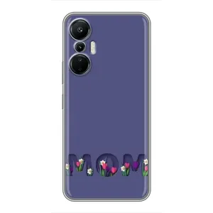 Чехол с принтом «Мама в цветах» для Infinix Hot 20 (4G)