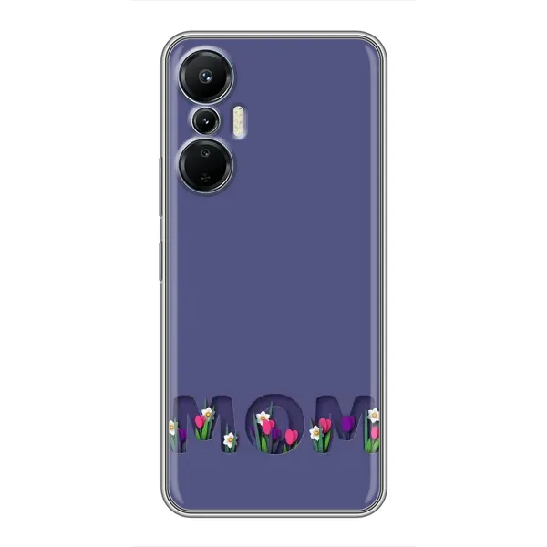 Чехол с принтом «Мама в цветах» для Infinix Hot 20 (4G)