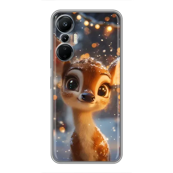 Чехол с принтом «Олененок среди гирлянд» для Infinix Hot 20 (4G) Чехол с принтом «Олененок среди гирлянд» для Infinix Hot 20 (4G)