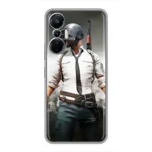 Чехол PUBG для Инфиникс Хот 20 (AlphaPrint)
