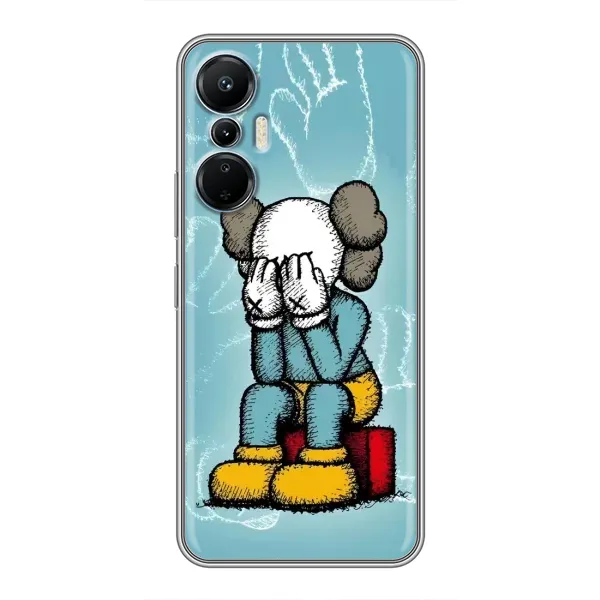 Чохол з принтом «Плач Bearbrick» для Infinix Hot 20 (4G)