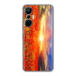 Чехол с принтом «Поле тюльпанов» для Infinix Hot 20 (4G)