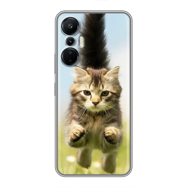 Чехол с принтом «Прыжок кота» для Infinix Hot 20 (4G) Чехол с принтом «Прыжок кота» для Infinix Hot 20 (4G)