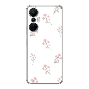 Чохол з принтом «Рожеві квіти» для Infinix Hot 20 (4G)