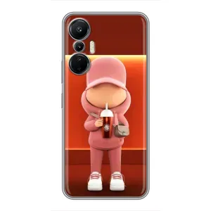 Круті Чохли Луі Віттон для Infinix Hot 20 (4G) (AlphaPrint) (З Кавою)