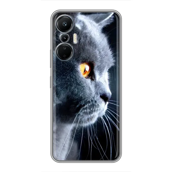 Чехол с принтом «Серый Кот» для Infinix Hot 20 (4G) Чехол с принтом «Серый Кот» для Infinix Hot 20 (4G)
