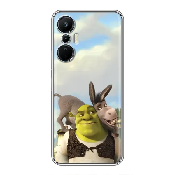 Чохол з принтом «Шрек та Осел» для Infinix Hot 20 (4G) Чохол з принтом «Шрек та Осел» для Infinix Hot 20 (4G)