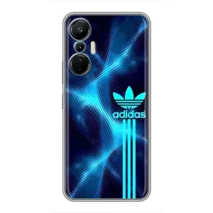 Чохол з принтом «Синій Адідас» для Infinix Hot 20 (4G)