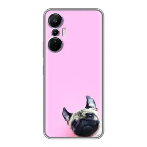 Чехол с принтом «Смешная собака» для Infinix Hot 20 (4G)