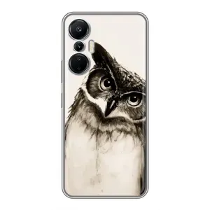 Чохол з пташками на Infinix Hot 20 (4G) (VPrint) (Сова)