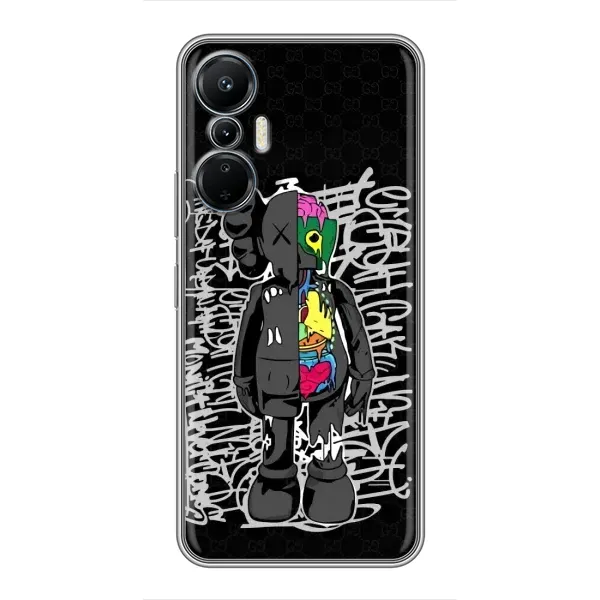 Чохол з принтом «Стиль Bearbrick» для Infinix Hot 20 (4G)