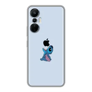 Чохол з принтом Стіч на Infinix Hot 20 (4G) (Stitch apple)