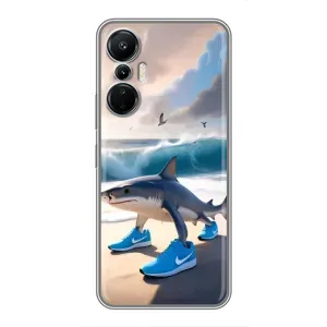 Чехол с мемом Тралалело тралала на Infinix Hot 20 (4G)
