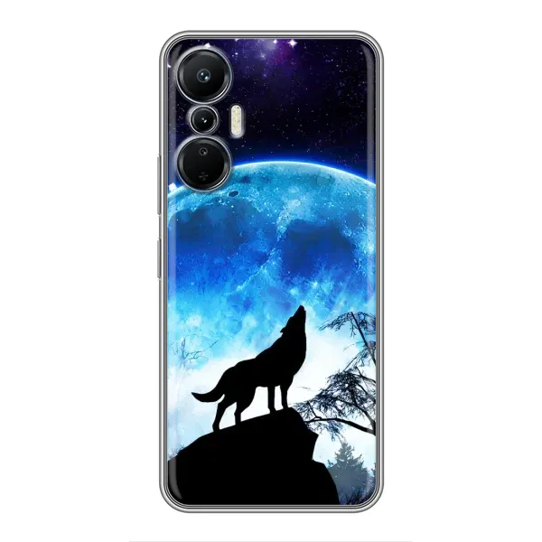 Чехол с принтом «Волк на луну» для Infinix Hot 20 (4G) Чехол с принтом «Волк на луну» для Infinix Hot 20 (4G)