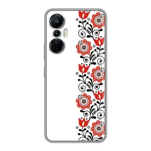 Чехол для Патриота Украины Infinix Hot 20 (4G) - (AlphaPrint) (Яркая вишиванка)