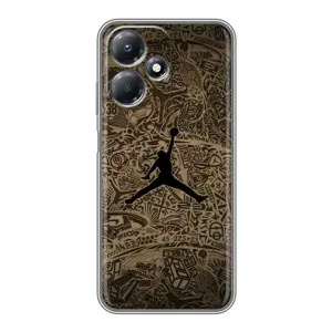 Чехлы для Infinix Hot 30 Play - с картинкой JORDAN (AlphaPrint)