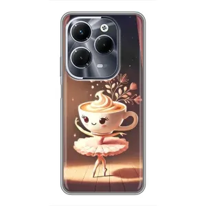 Чохол з мемом Тралалело тралала на Infinix Hot 40 Play (Балерина капучина)