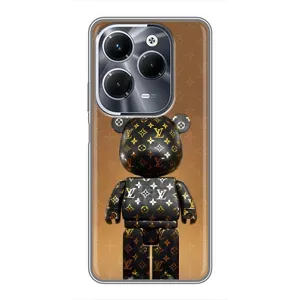Чехлы для Infinix Hot 40 Play - Bearbrick Louis Vuitton (PREMIUMPrint) (Bearbrick)