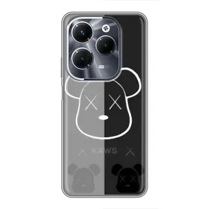 Чехлы для Infinix Hot 40 Play - Bearbrick Louis Vuitton (PREMIUMPrint) (БеарБрик глаза)