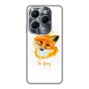 Чохли з картинкою Лисичка для Infinix Hot 40 Play (VPrint) (Дівчинка Лиса)