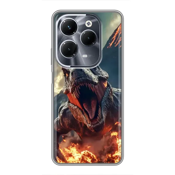 Чохол з принтом «Вогняний динозавр» для Infinix Hot 40 Play Чохол з принтом «Вогняний динозавр» для Infinix Hot 40 Play