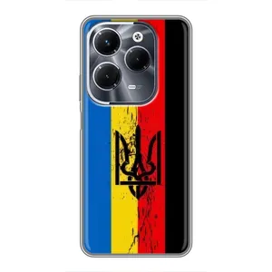 Украинские Чехлы для Infinix Hot 40 Play с картинкой УПА (AlphaPrint) (Прапор УПА)