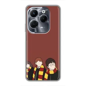 Чехлы с Гарри Поттером для Infinix Hot 40 Play (AlphaPrint) (Гарри с друзьями)