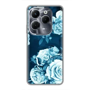 Чехлы (ART) Цветы на Infinix Hot 40 Play (VPrint) (Блактині бутони)