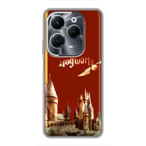 Чехлы с Гарри Поттером для Infinix Hot 40 Play (AlphaPrint) (Hogwarts)