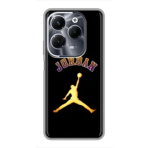 Чехлы для Infinix Hot 40 Play - с картинкой JORDAN (AlphaPrint) (Jordan Gold)