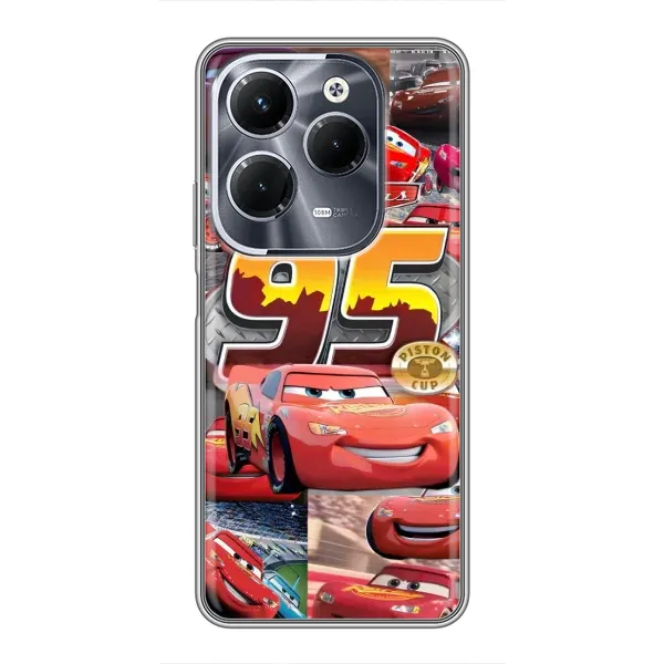 Чехол с принтом «Коллаж Молния Маквин» для Infinix Hot 40 Play Чехол с принтом «Коллаж Молния Маквин» для Infinix Hot 40 Play