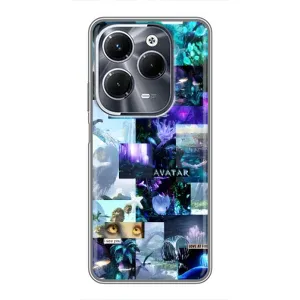 Чехлы с фильма АВАТАР для Infinix Hot 40 Play (AlphaPrint) (коллаж Аватар)