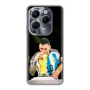 Чохли для Infinix Hot 40 Play (Leo чемпіон) (AlphaPrint) (Кубок Мессі)