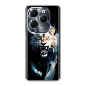 Чохол з картинкою 'Хижаки' для Infinix Hot 40 Play (Лев у темряві)
